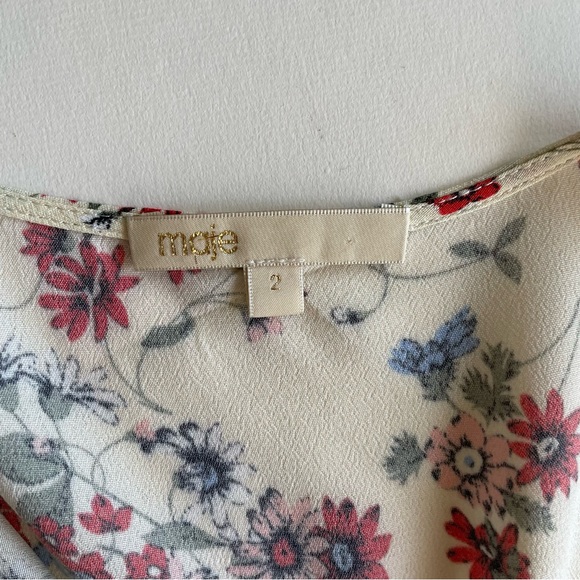 Maje Rayne Handkerchief Midi Dress - Picture 8 of 15